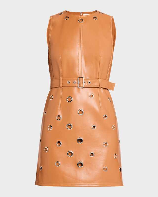 Harriet Vegan Leather Mini Dress